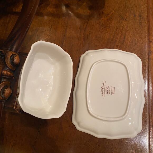 MINT Villeroy & Boch Petite Fleur Butter Dish Villeroy and Boch - Picture 8 of 8